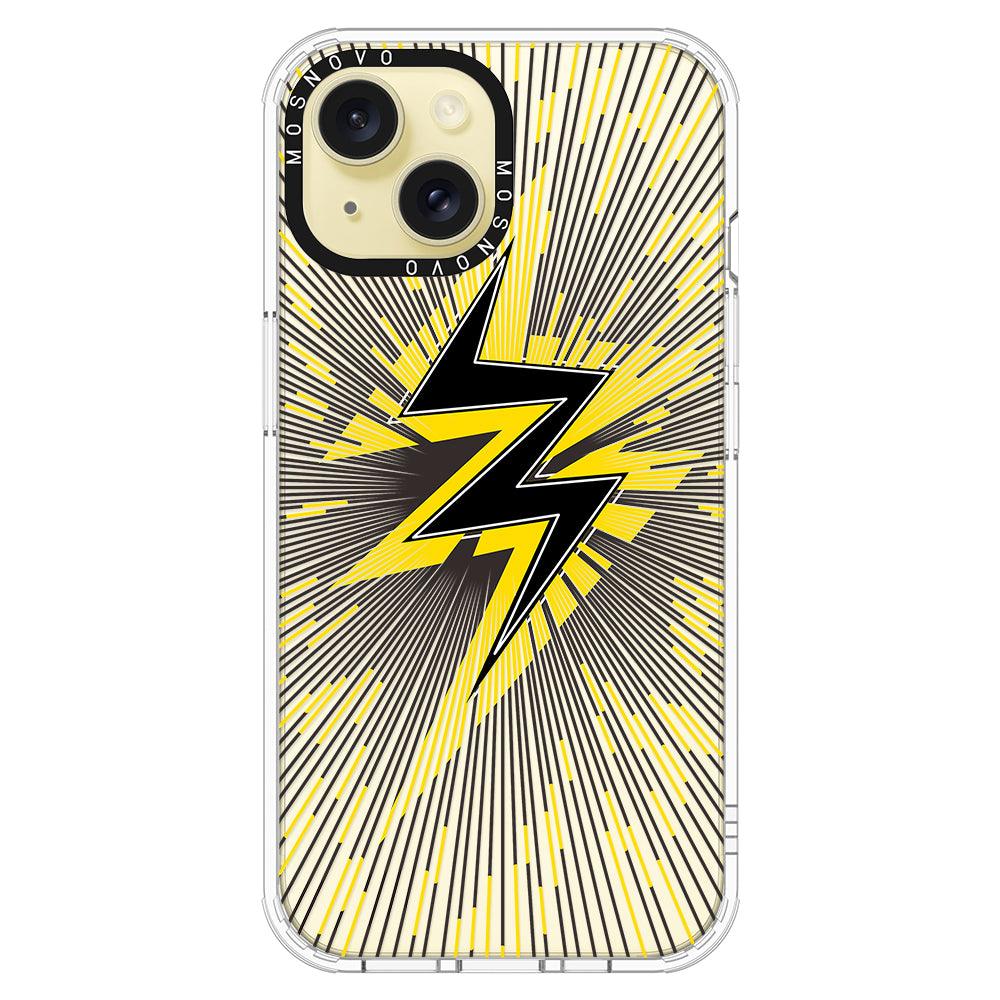 Lightning Bolt Phone Case - iPhone 15 Plus Case - MOSNOVO