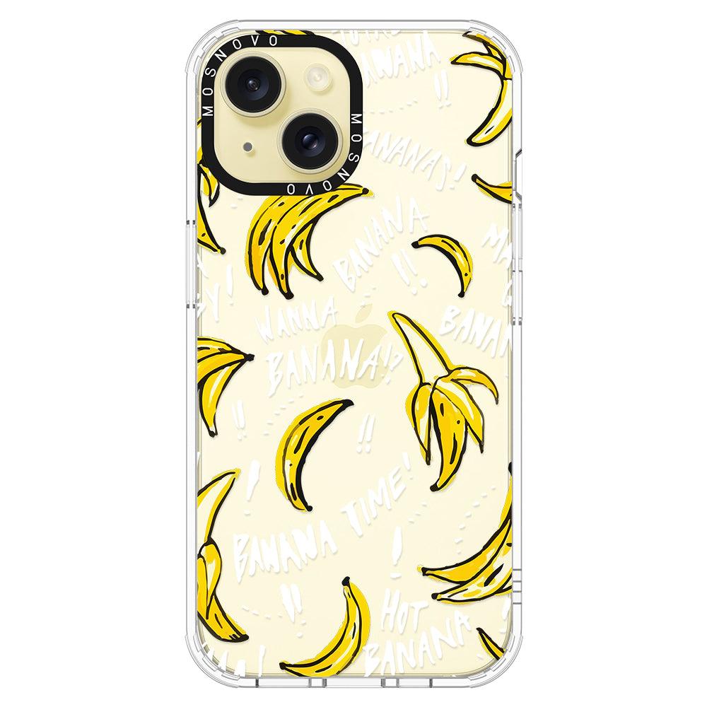 Banana Banana Phone Case - iPhone 15 Case - MOSNOVO