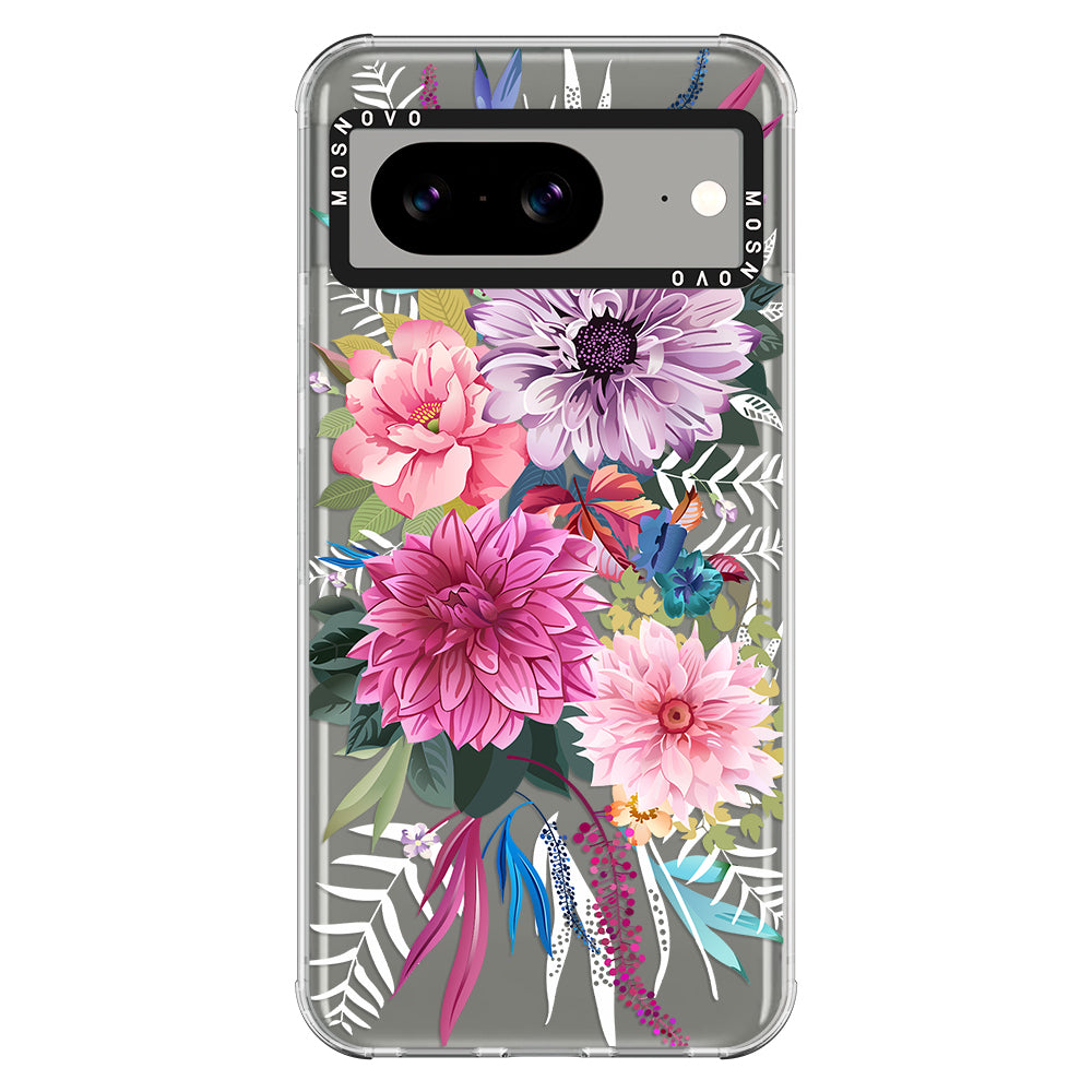 Dahlia Bloom Phone Case - Google Pixel 8 Case - MOSNOVO