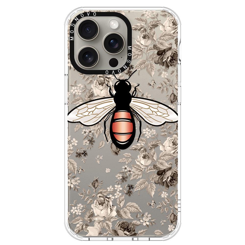 Vintage Bee Phone Case - iPhone 15 Pro Max Case - MOSNOVO