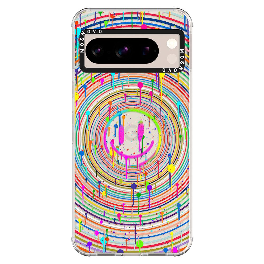 Dripping Smile Art Phone Case - Google Pixel 8 Pro Case - MOSNOVO