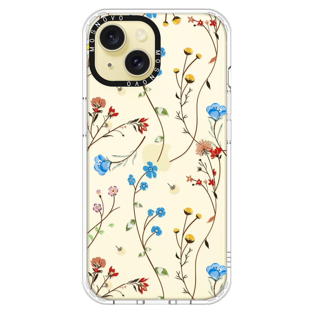 Wildflowers Phone Case - iPhone 15 Plus Case - MOSNOVO