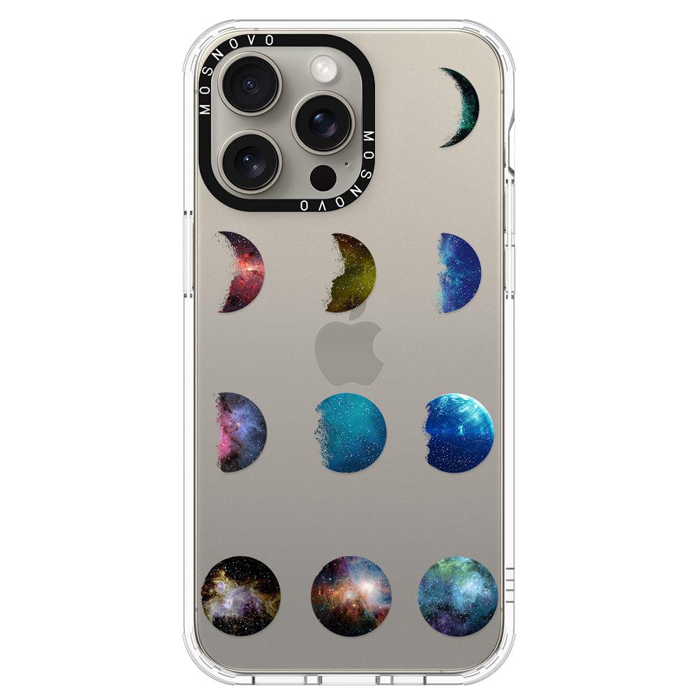 Moon Phase Phone Case - iPhone 15 Pro Max Case - MOSNOVO