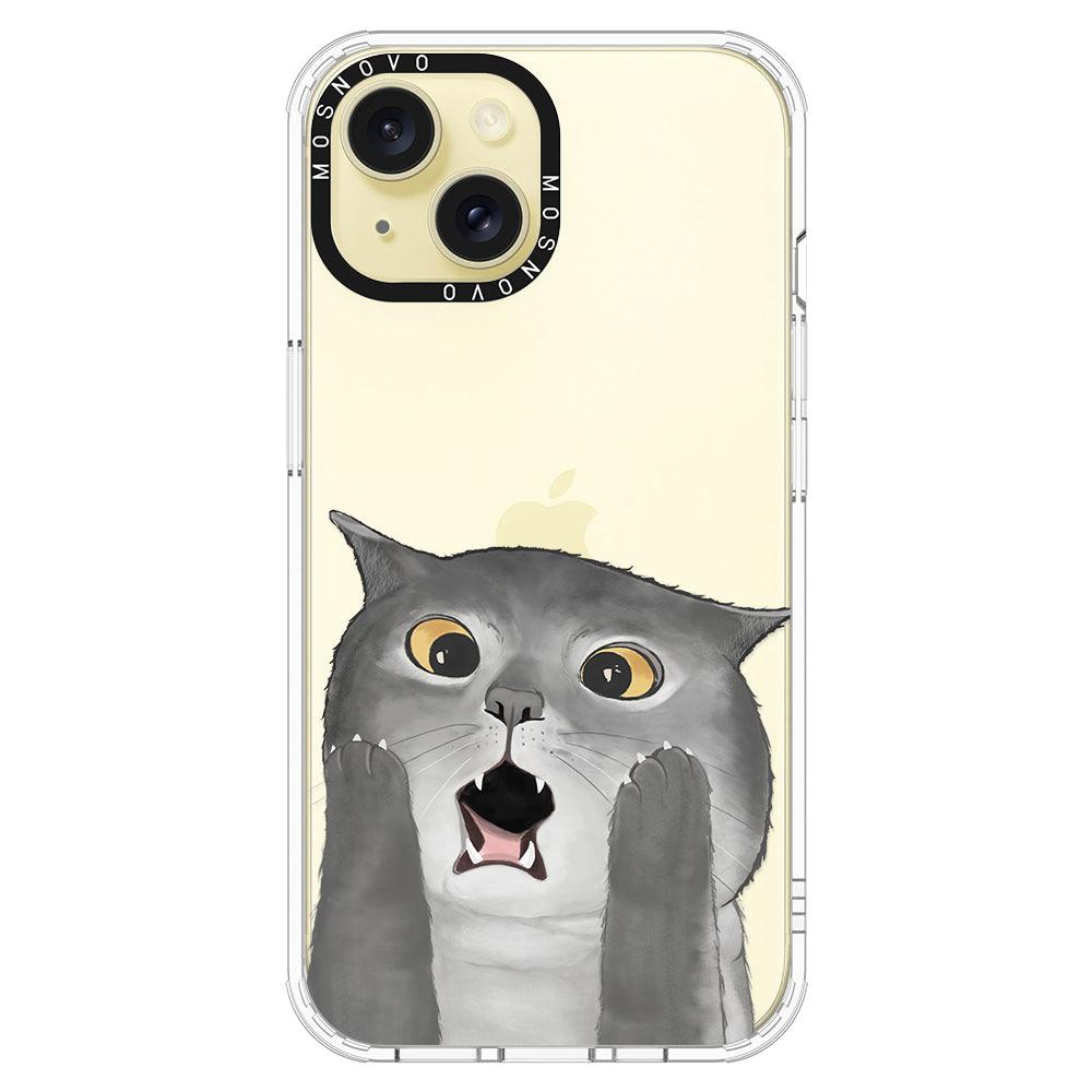 OMG Cat Phone Case - iPhone 15 Plus Case - MOSNOVO