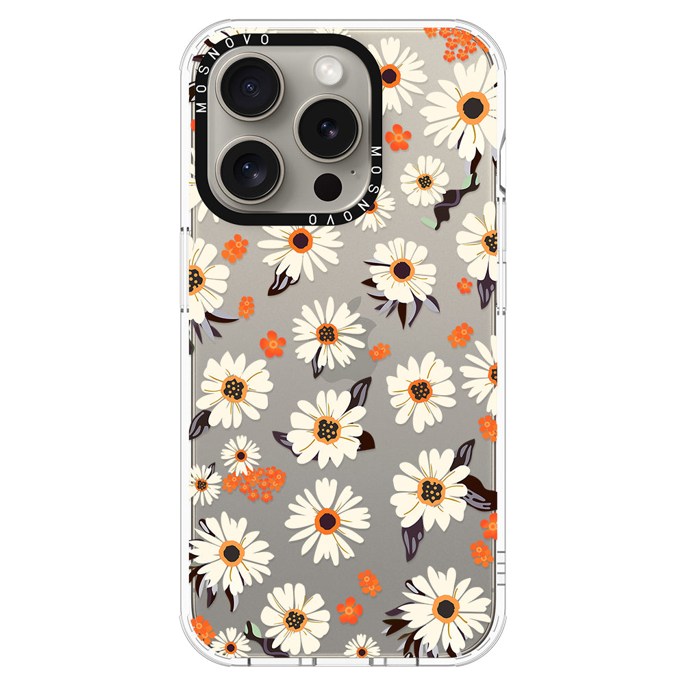 Spring Daisy Phone Case - iPhone 15 Pro Case - MOSNOVO