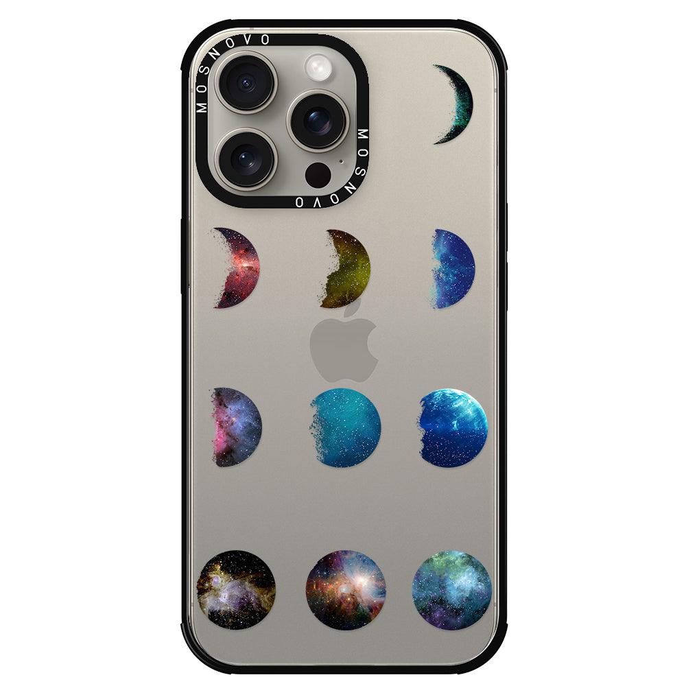 Moon Phase Phone Case - iPhone 15 Pro Max Case - MOSNOVO