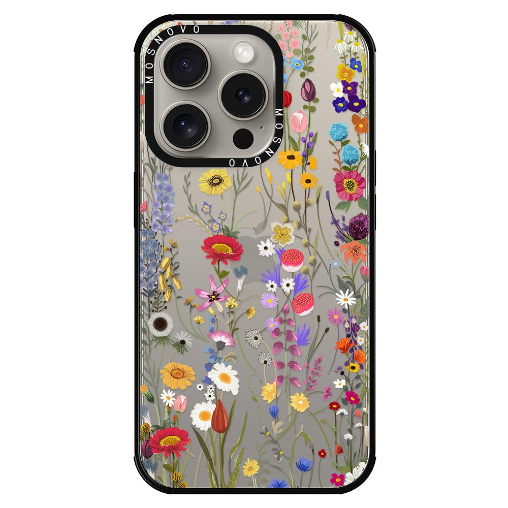 Summer Meadow Phone Case - iPhone 15 Pro Case - MOSNOVO