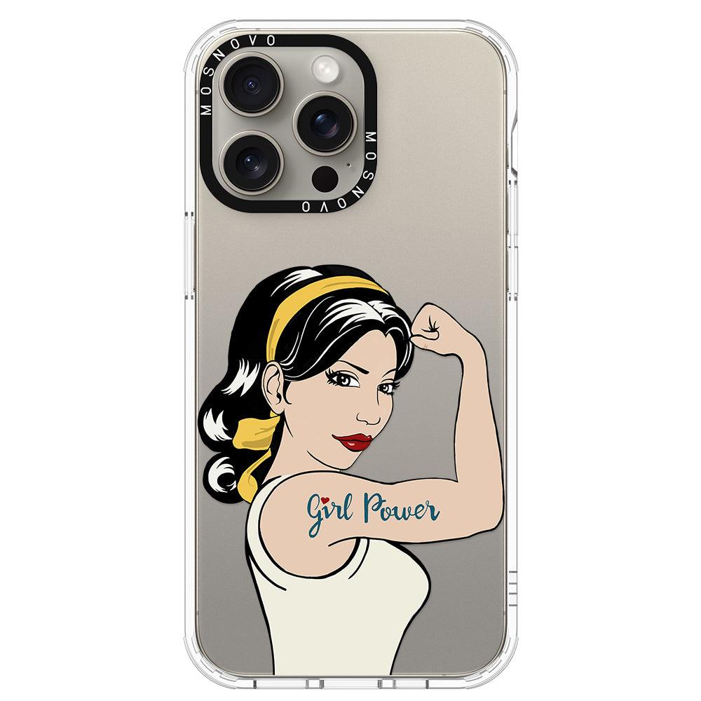 Girl Power Phone Case - iPhone 15 Pro Max Case - MOSNOVO