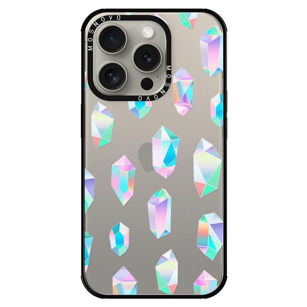 Gradient Diamond Phone Case - iPhone 15 Pro Case - MOSNOVO