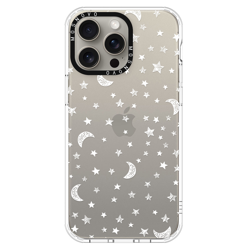 Night Moon Sky Phone Case - iPhone 15 Pro Max Case - MOSNOVO