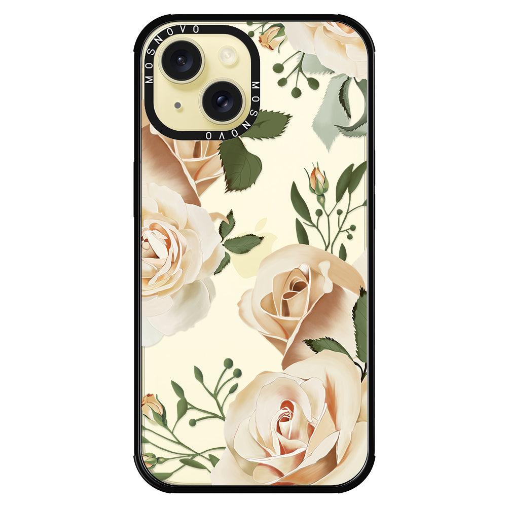 Champagne Roses Phone Case - iPhone 15 Plus Case - MOSNOVO