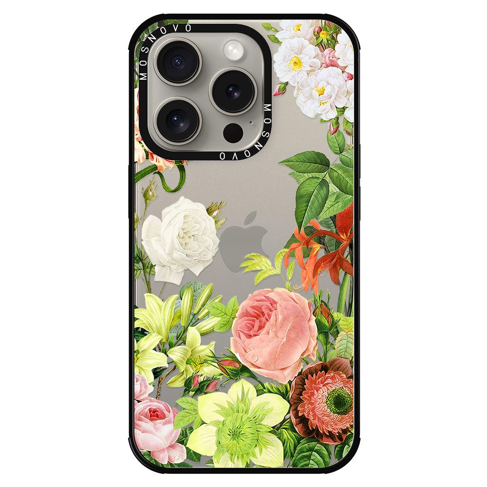 Botanical Garden Phone Case - iPhone 15 Pro Case - MOSNOVO