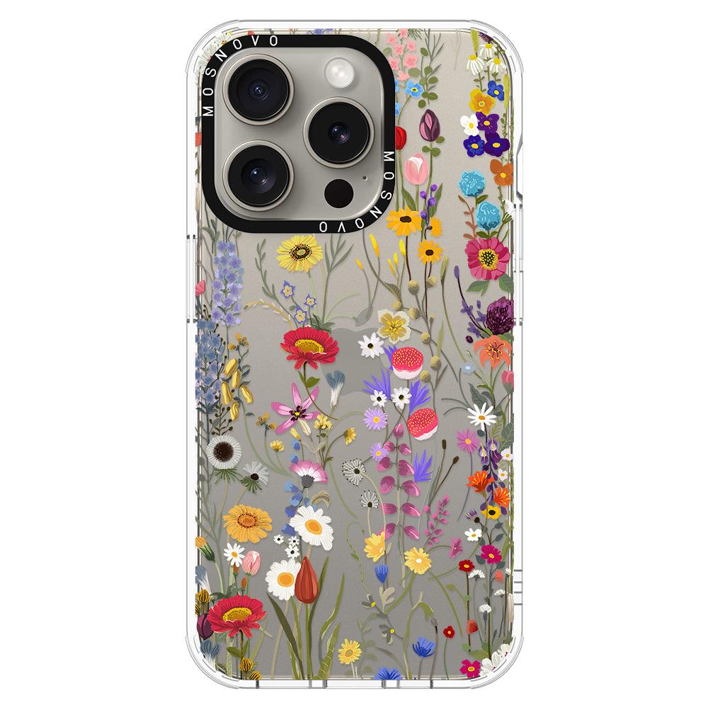 Summer Meadow Phone Case - iPhone 15 Pro Case - MOSNOVO