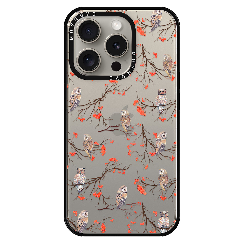 Owl Phone Case - iPhone 15 Pro Case - MOSNOVO