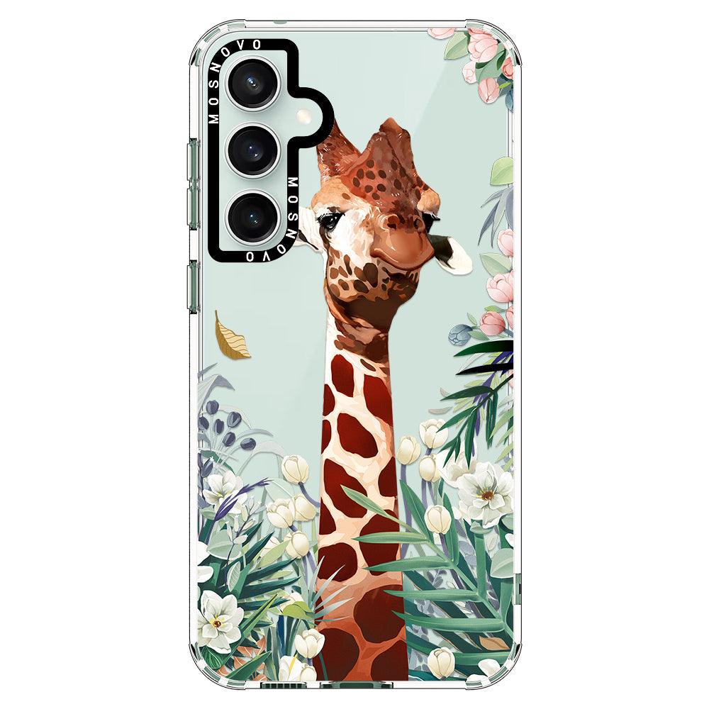 Giraffe Garden Phone Case - Samsung Galaxy S23 FE Case