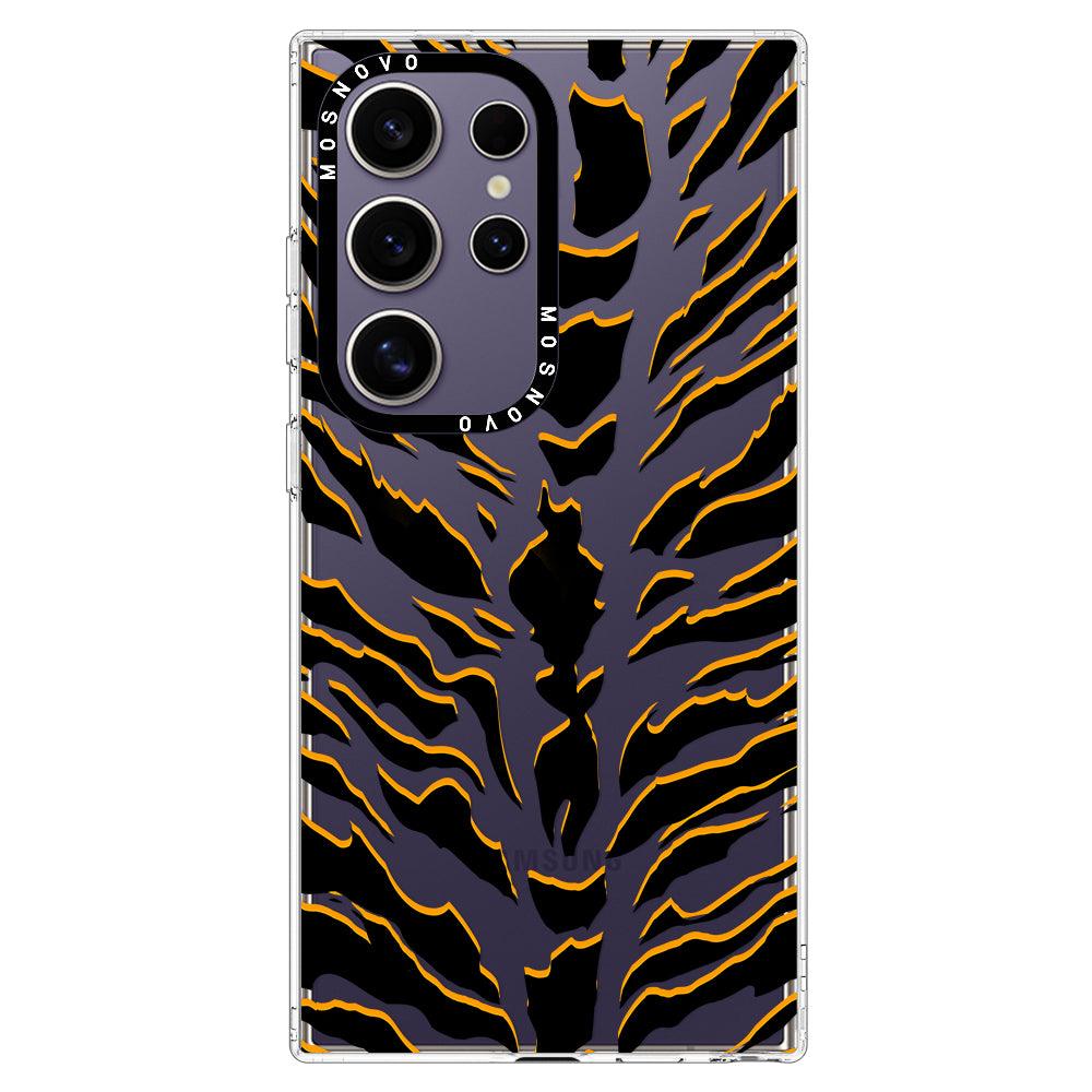 Tiger Print Phone Case - Samsung Galaxy S24 Ultra Case - MOSNOVO