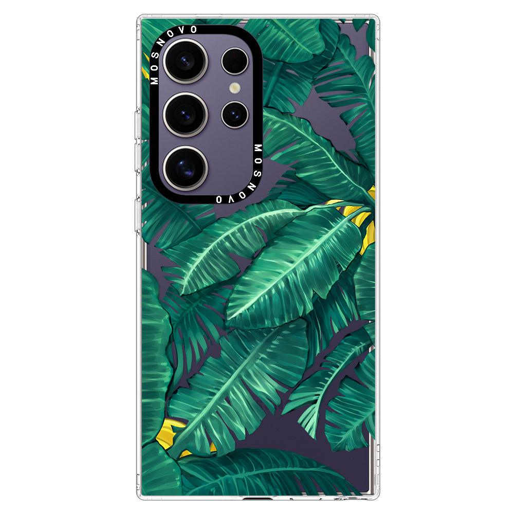 Banana Leaf Phone Case - Samsung Galaxy S24 Ultra Case - MOSNOVO