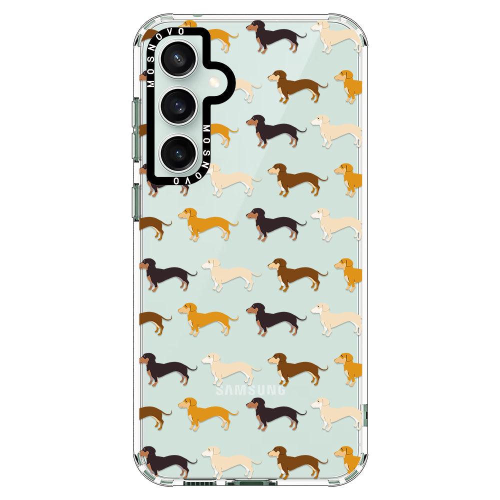 Cute Dachshund Phone Case - Samsung Galaxy S23 FE Case