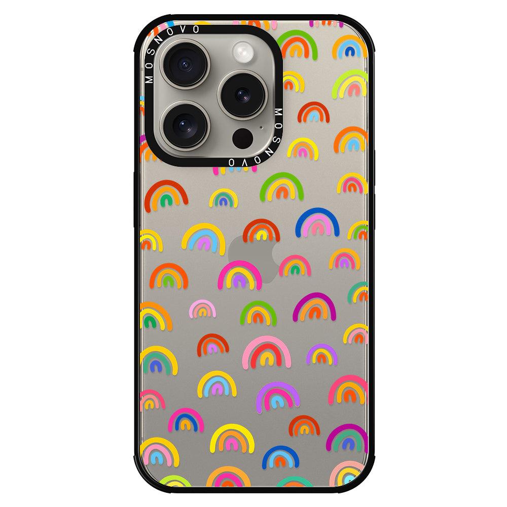 Cute Rainbow Phone Case - iPhone 15 Pro Case - MOSNOVO