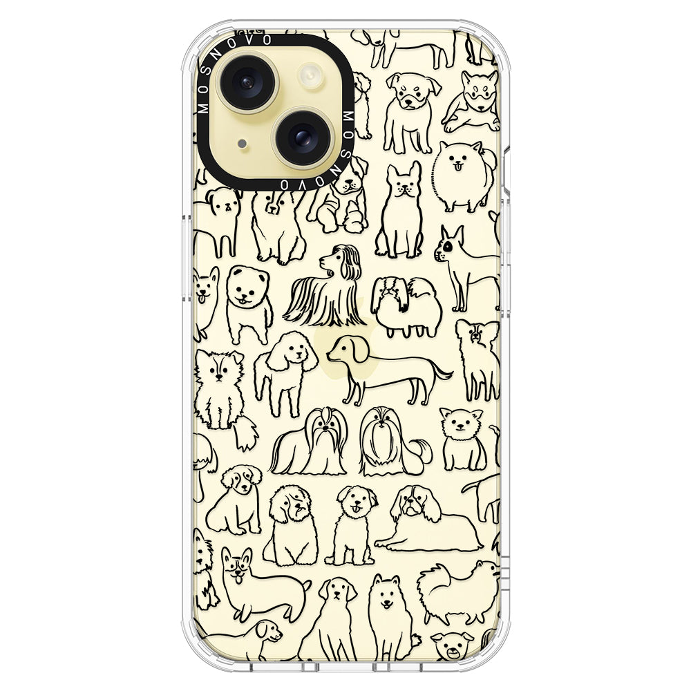 Dogs Phone Case - iPhone 15 Case - MOSNOVO