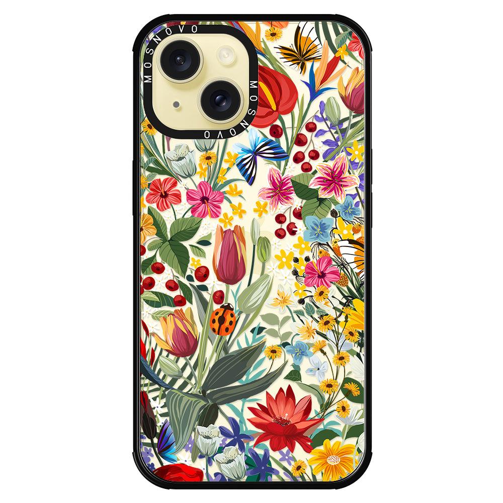 In The Garden Phone Case - iPhone 15 Plus Case - MOSNOVO