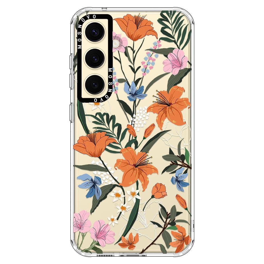 Lily Garden Phone Case - Samsung Galaxy S24 Case - MOSNOVO