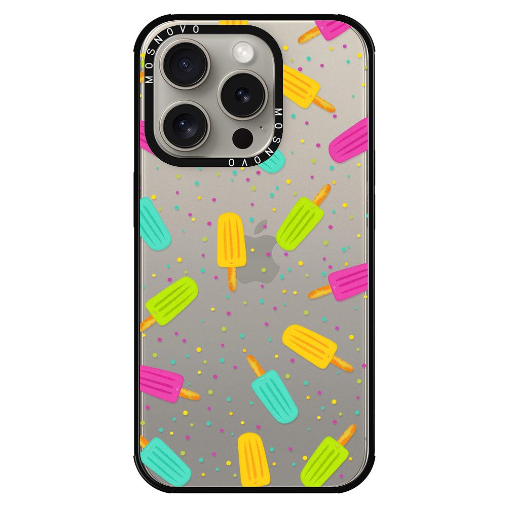 Rainbow Ice Pop Phone Case - iPhone 15 Pro Case - MOSNOVO