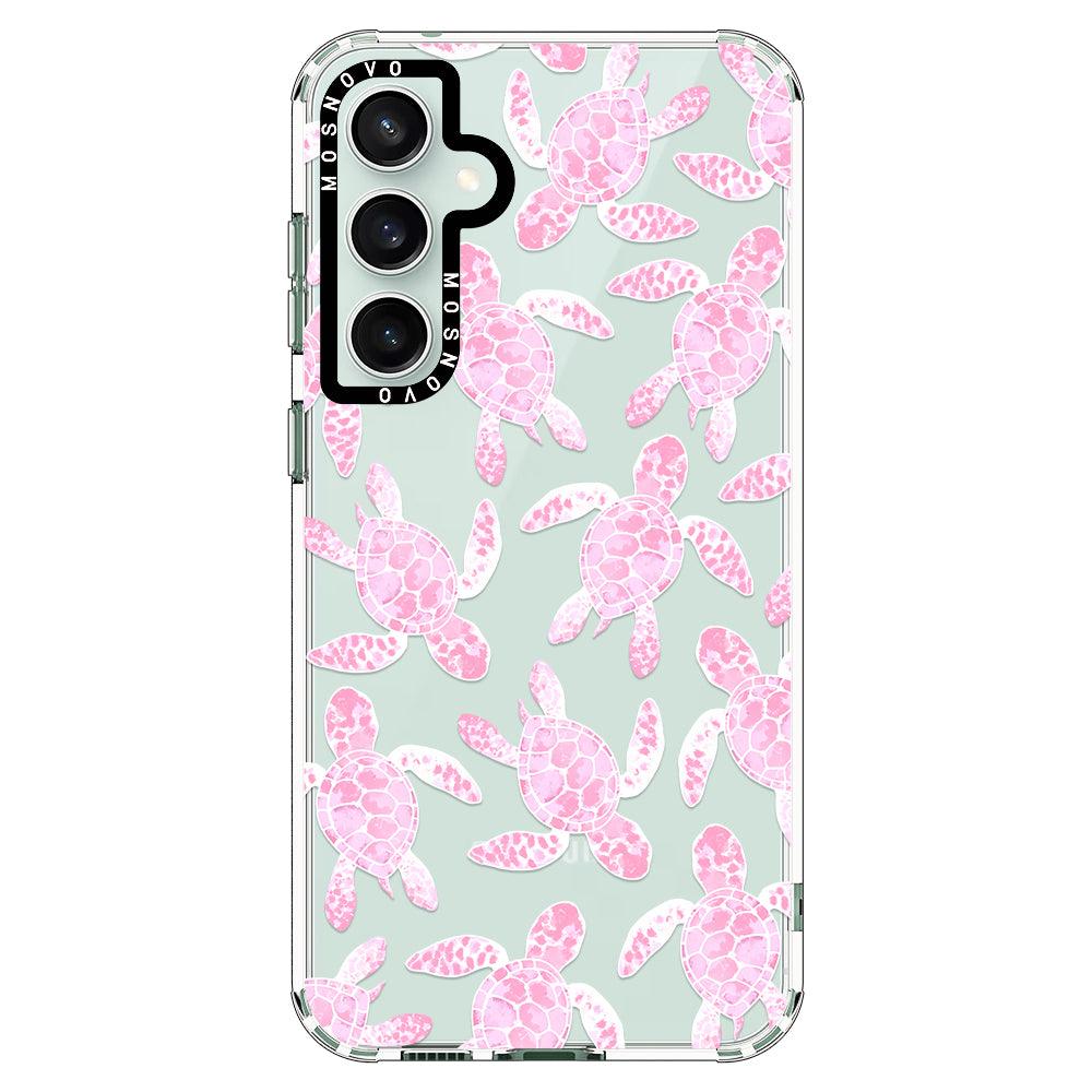 Pink Turtle Phone Case - Samsung Galaxy S23 FE Case