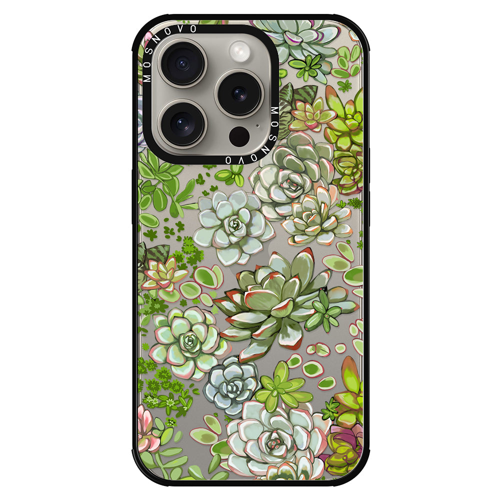 Succulent Phone Case - iPhone 15 Pro Case - MOSNOVO