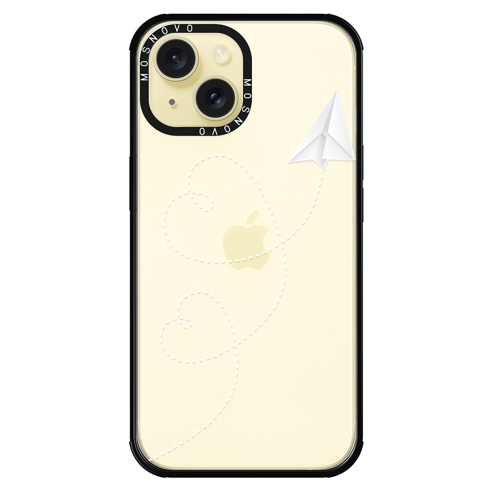 Little Cute Plane Phone Case - iPhone 15 Plus Case - MOSNOVO