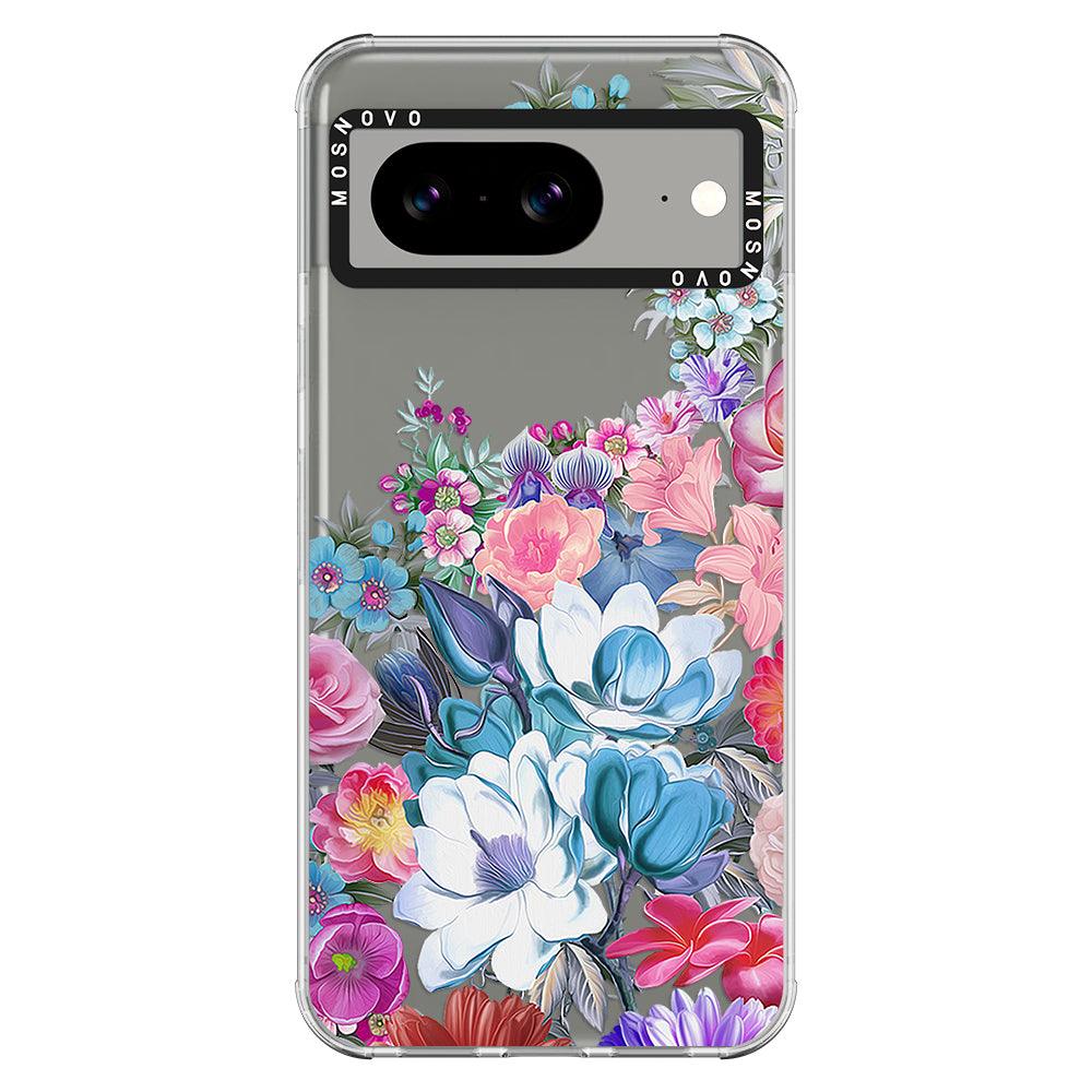 Magnolia Flower Phone Case - Google Pixel 8 Case - MOSNOVO