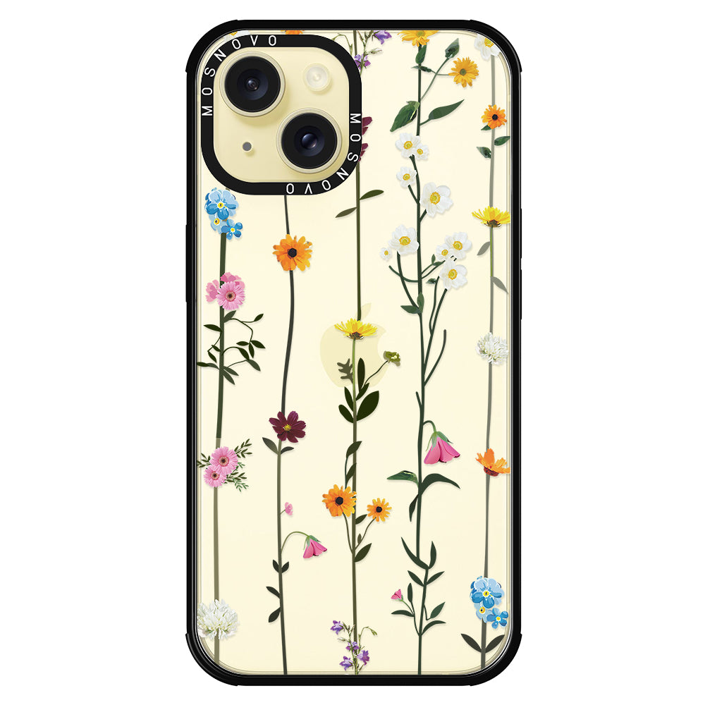 Wildflowers Phone Case - iPhone 15 Plus Case - MOSNOVO