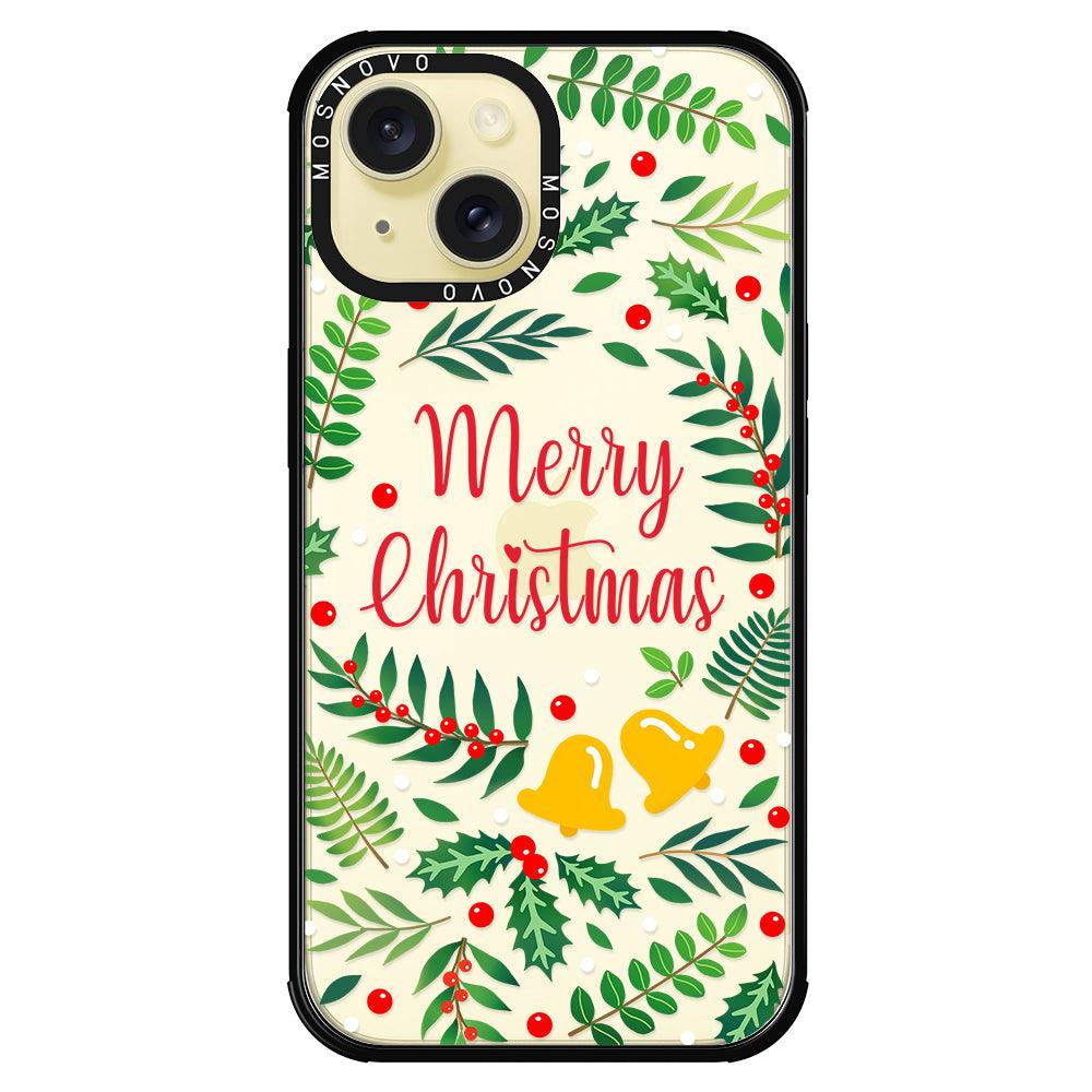 Merry Christmas Phone Case - iPhone 15 Case - MOSNOVO