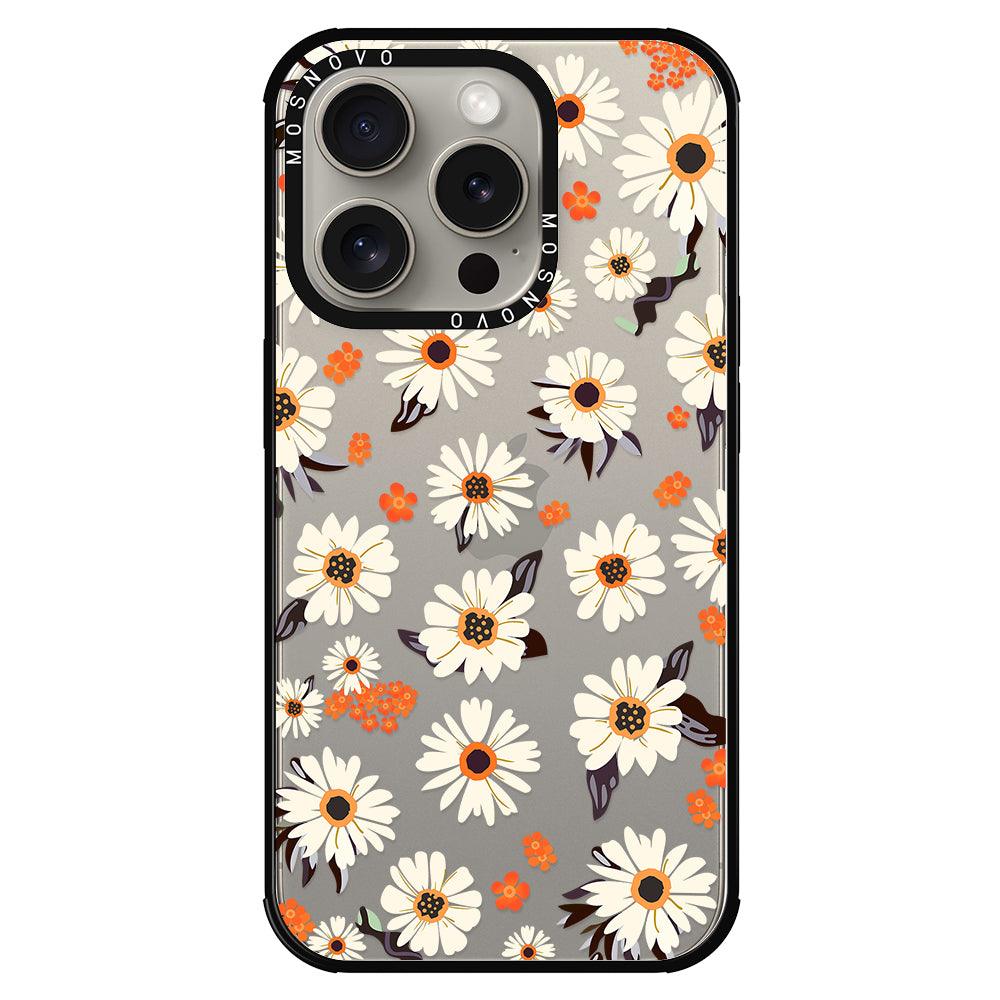 Spring Daisy Phone Case - iPhone 15 Pro Case - MOSNOVO