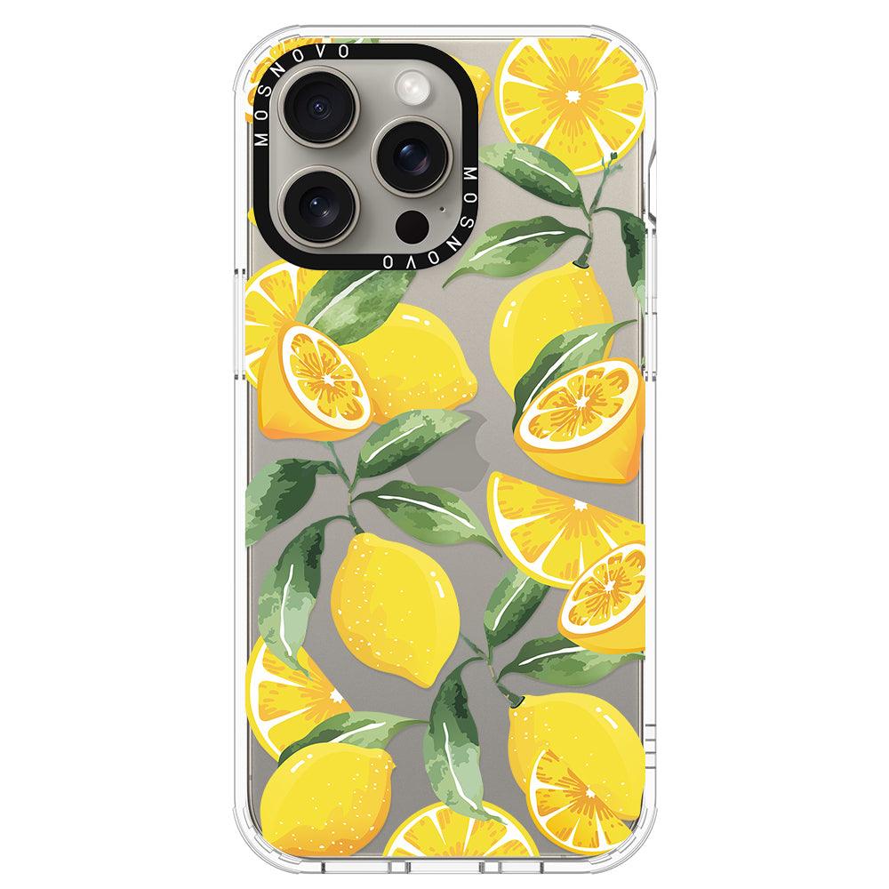 Lemon Phone Case - iPhone 15 Pro Max Case - MOSNOVO