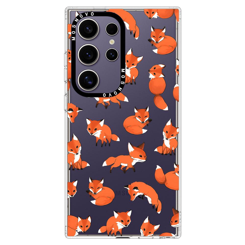 Cute Fox Phone Case - Samsung Galaxy S24 Ultra Case - MOSNOVO