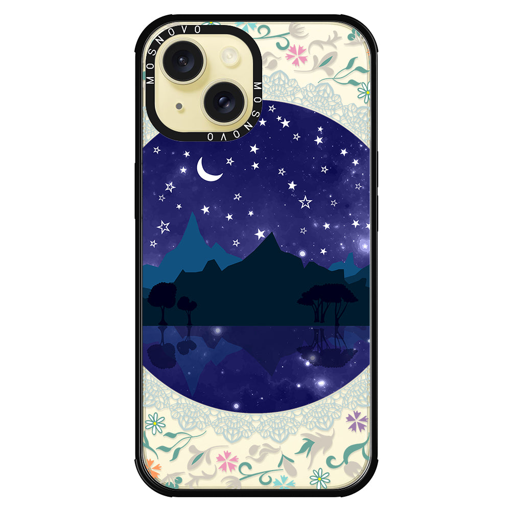 Night Scene Phone Case - iPhone 15 Case Black