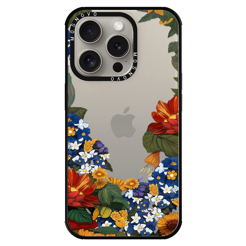 Summer Garden Phone Case - iPhone 15 Pro Case - MOSNOVO