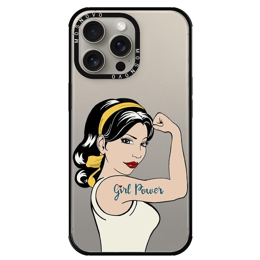 Girl Power Phone Case - iPhone 15 Pro Max Case - MOSNOVO