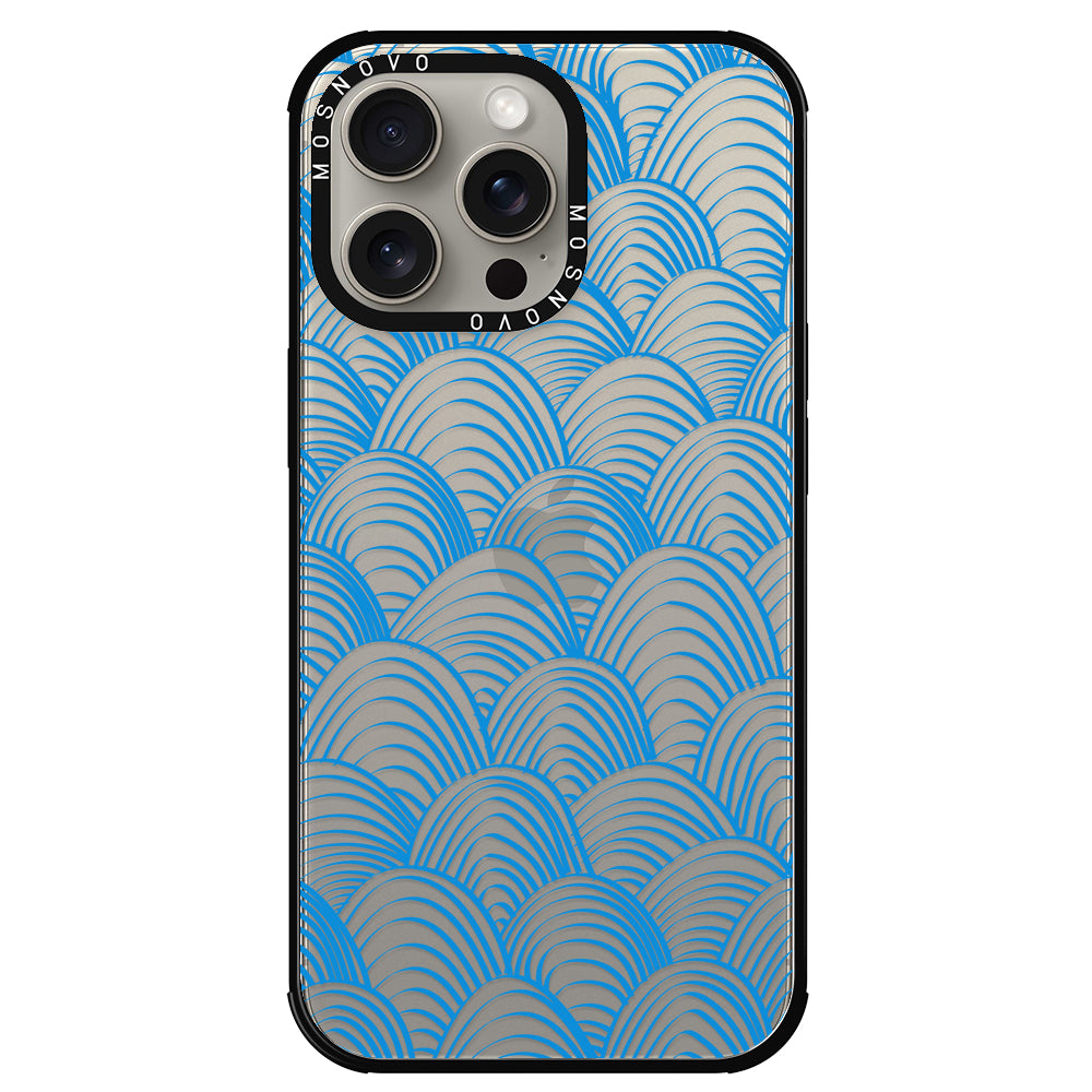 Wavy Wave Phone Case - iPhone 15 Pro Max Case - MOSNOVO