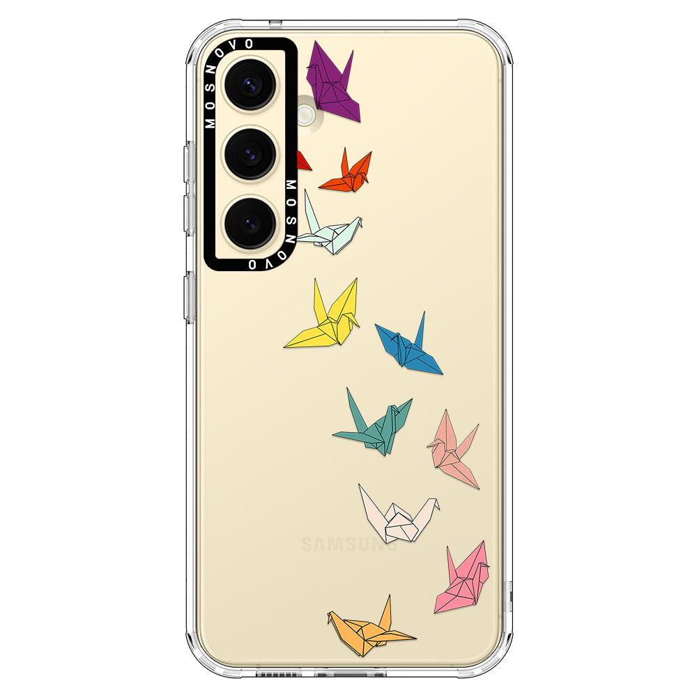 Paper Crane Phone Case - Samsung Galaxy S24 Case - MOSNOVO