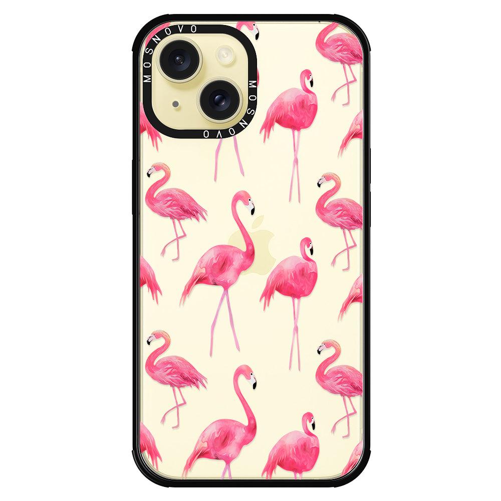 Flamingo Phone Case - iPhone 15 Plus Case - MOSNOVO