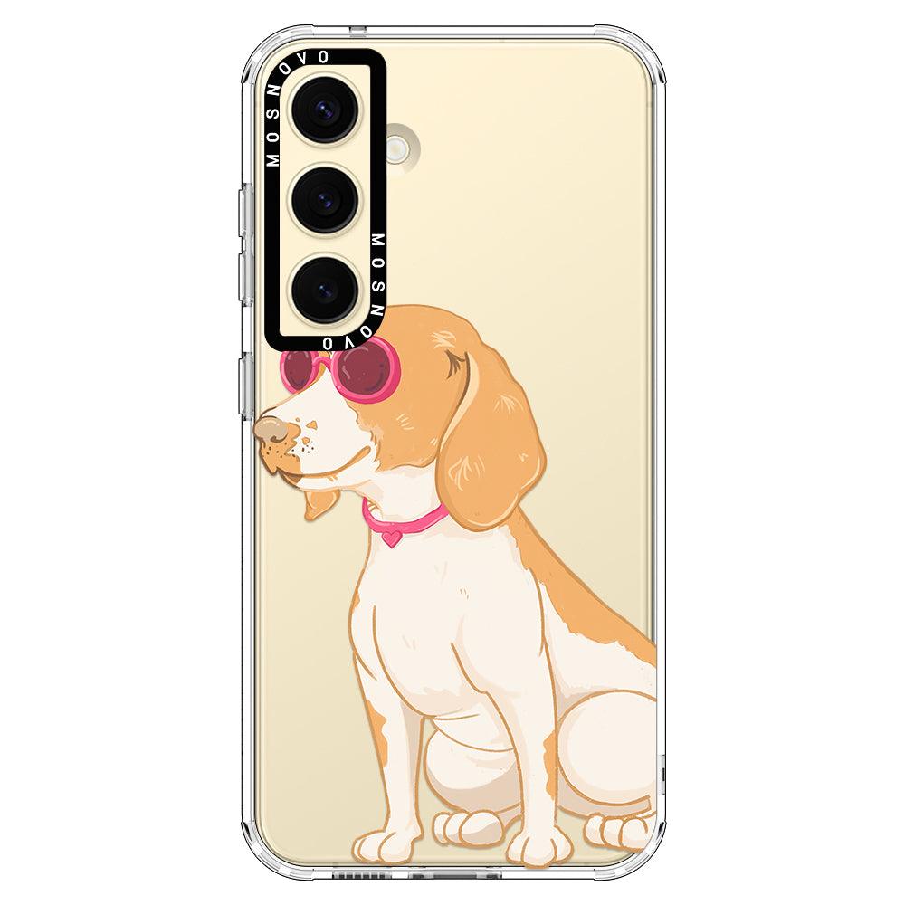 Cute Beagle Phone Case - Samsung Galaxy S24 Case - MOSNOVO