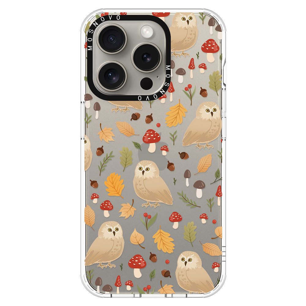 Autumn Owl Phone Case - iPhone 15 Pro Case - MOSNOVO