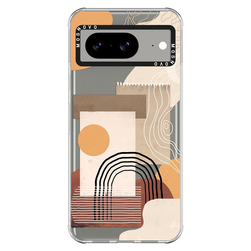 Minimalist Abstract Art Phone Case - Google Pixel 8 Case - MOSNOVO