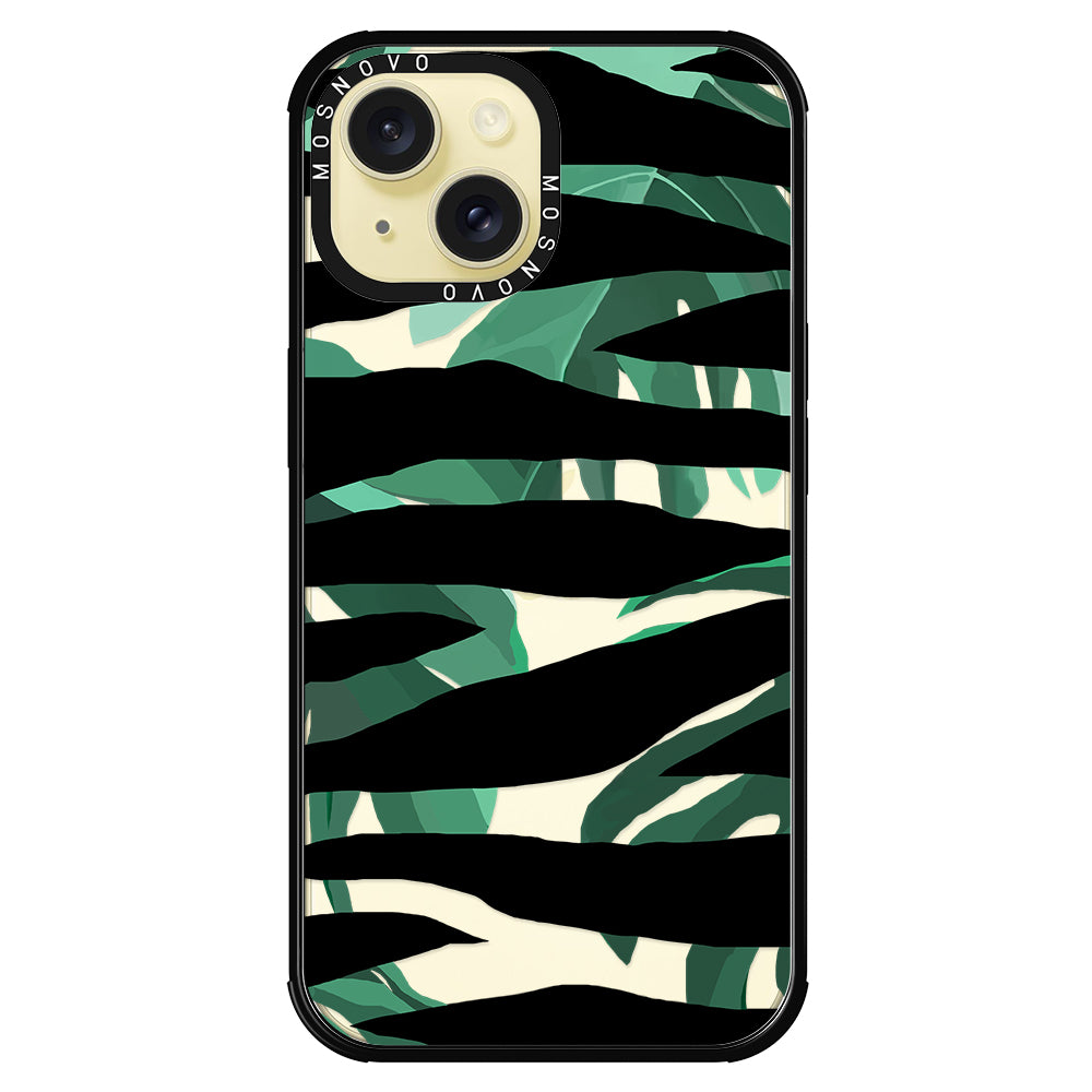 Wild Zebra Phone Case - iPhone 15 Plus Case - MOSNOVO