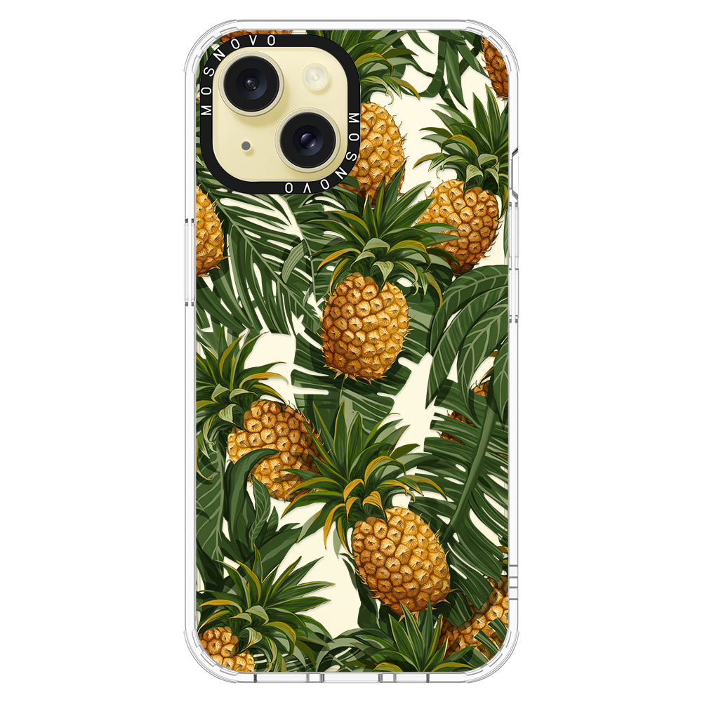 Pineapple Botany Phone Case - iPhone 15 Plus Case - MOSNOVO