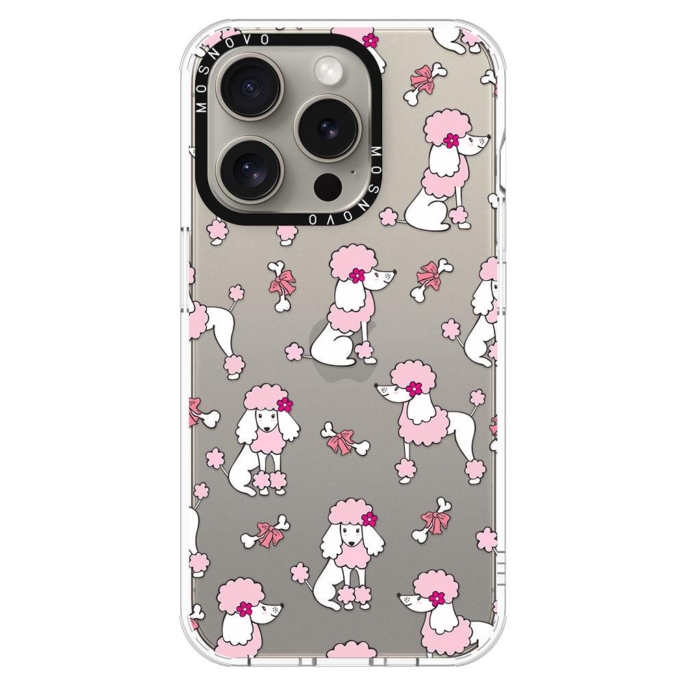 Cute Poodle Phone Case - iPhone 15 Pro Case - MOSNOVO