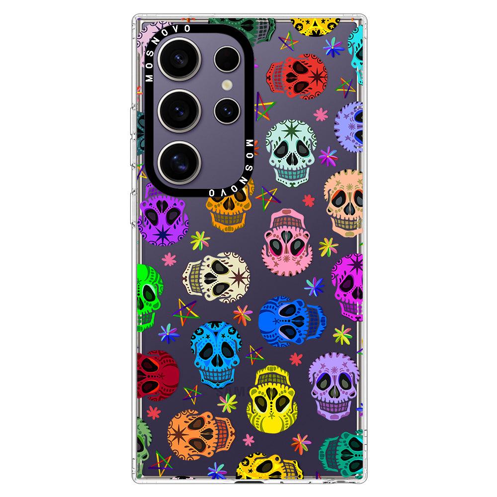 Sugar Skull Phone Case - Samsung Galaxy S24 Ultra Case - MOSNOVO