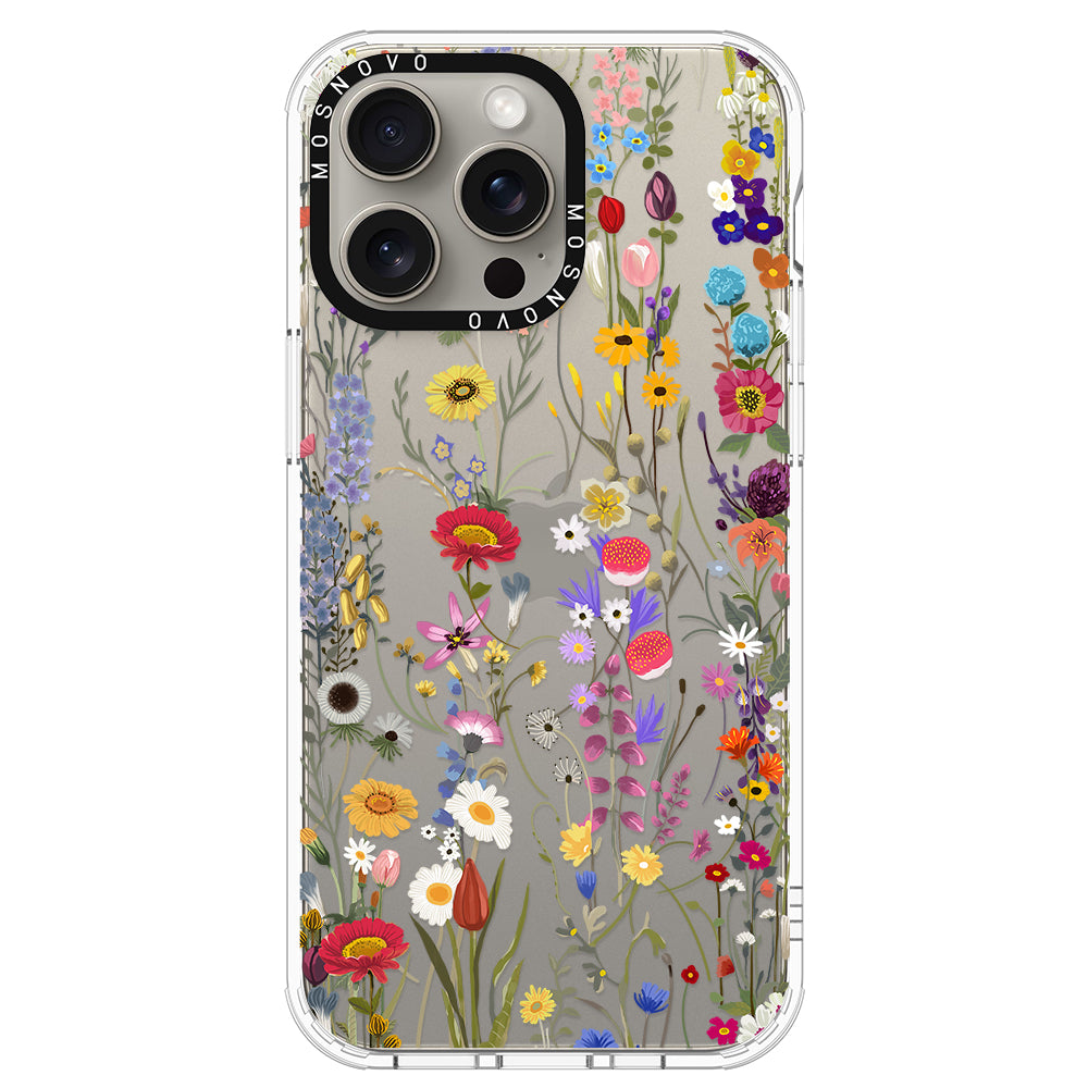 Summer Meadow Phone Case - iPhone 15 Pro Max Case - MOSNOVO